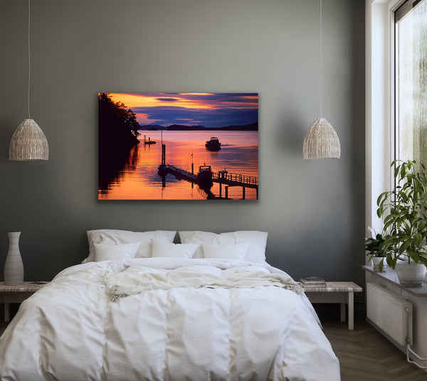 Large Canvas Sunset Landscape Photography Wall Art Fine Art Home Decor - Images by West Coast Photographer Shel Neufeld